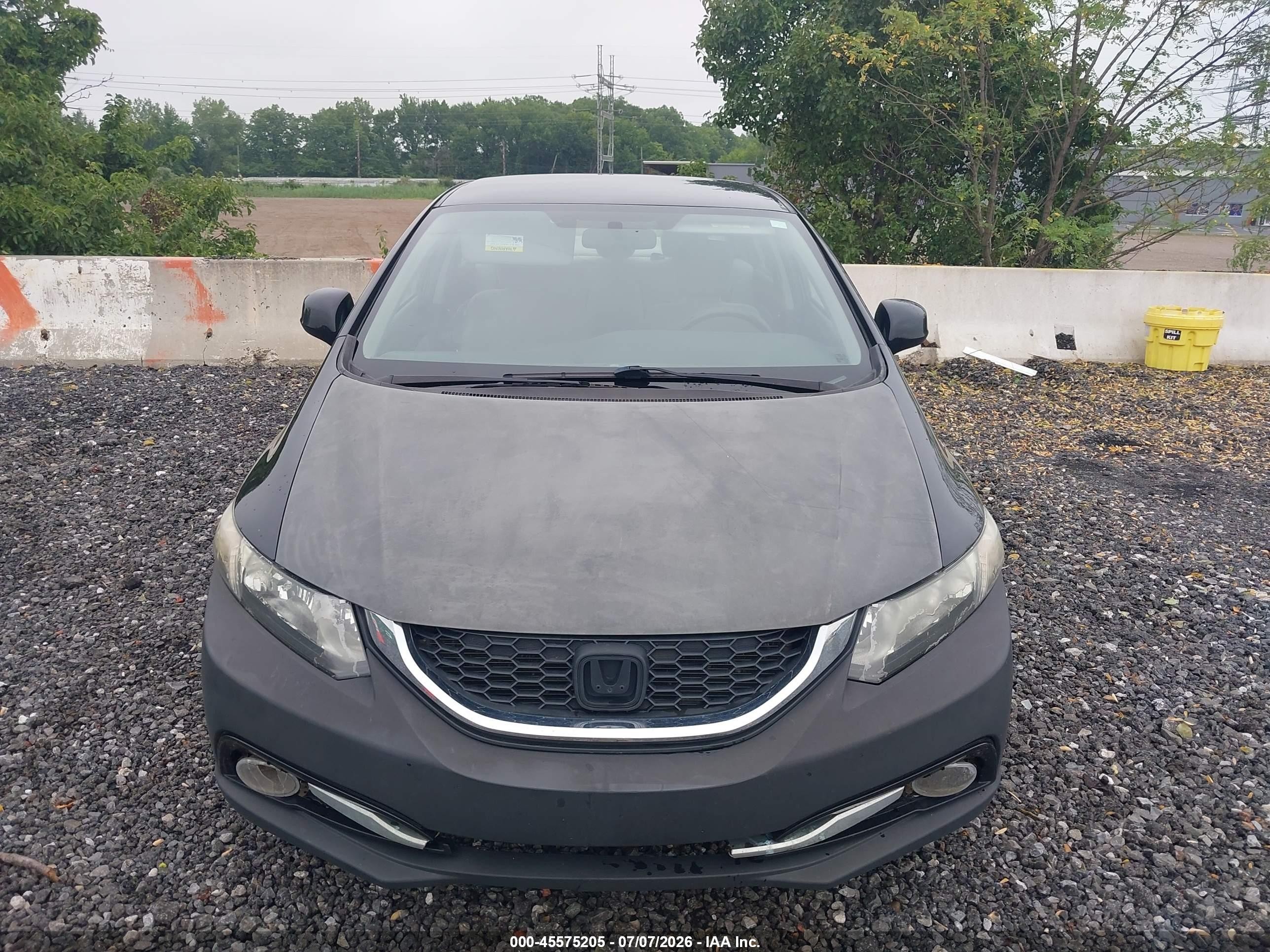 2013 Honda Civic Lx Black vin: 2HGFB2F59DH551405