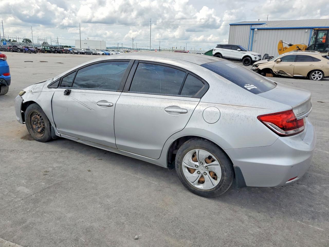 2013 Honda Civic Lx Silver vin: 2HGFB2F59DH561674