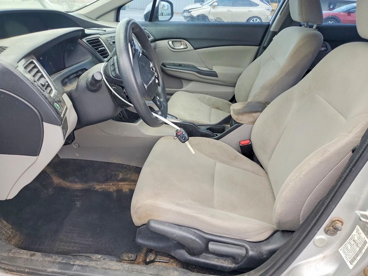 2013 Honda Civic Lx Silver vin: 2HGFB2F59DH561674