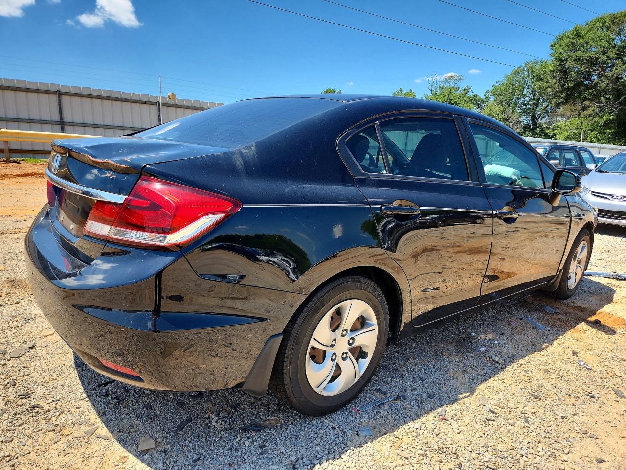 2013 Honda Civic Lx Black vin: 2HGFB2F59DH565143