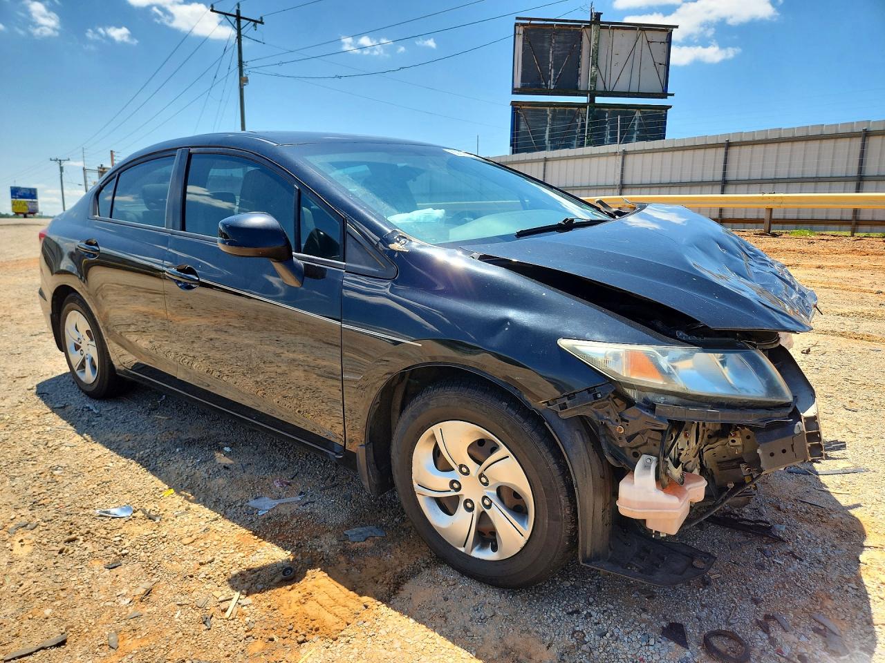 2013 Honda Civic Lx Black vin: 2HGFB2F59DH565143