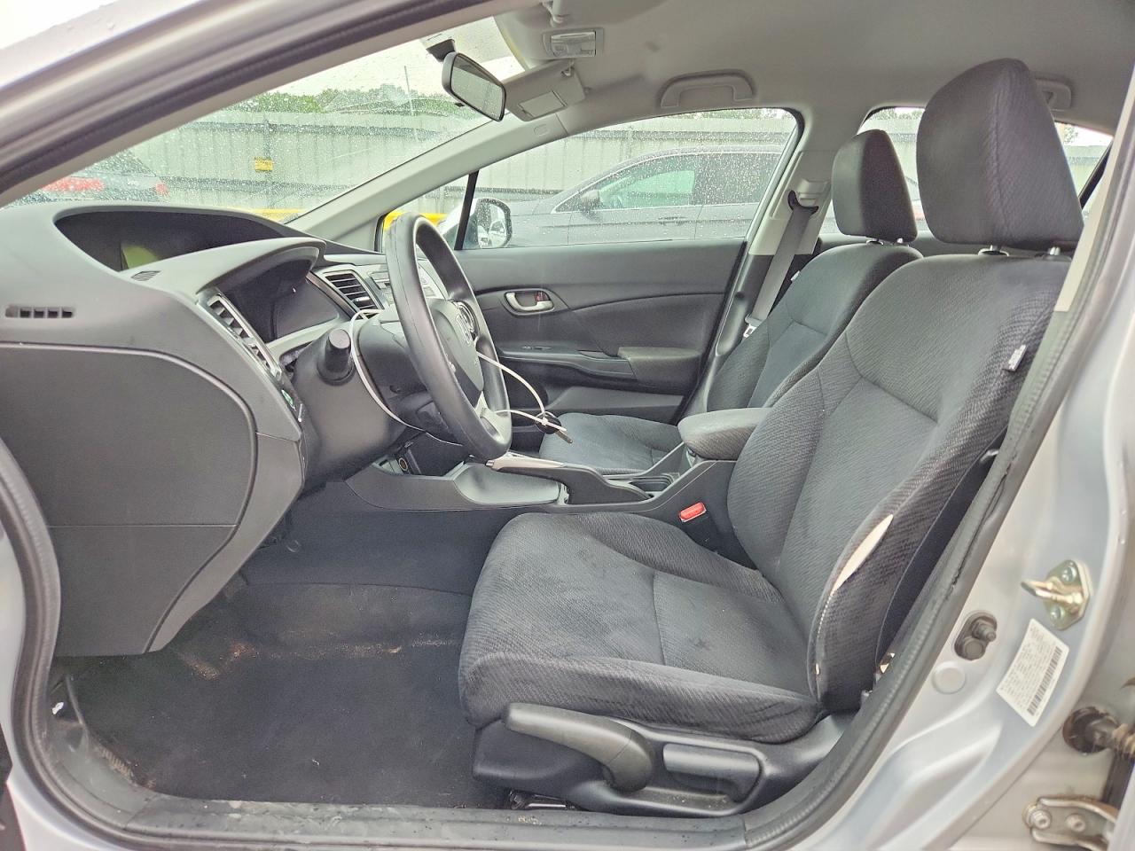 2013 Honda Civic Lx Silver vin: 2HGFB2F59DH570357