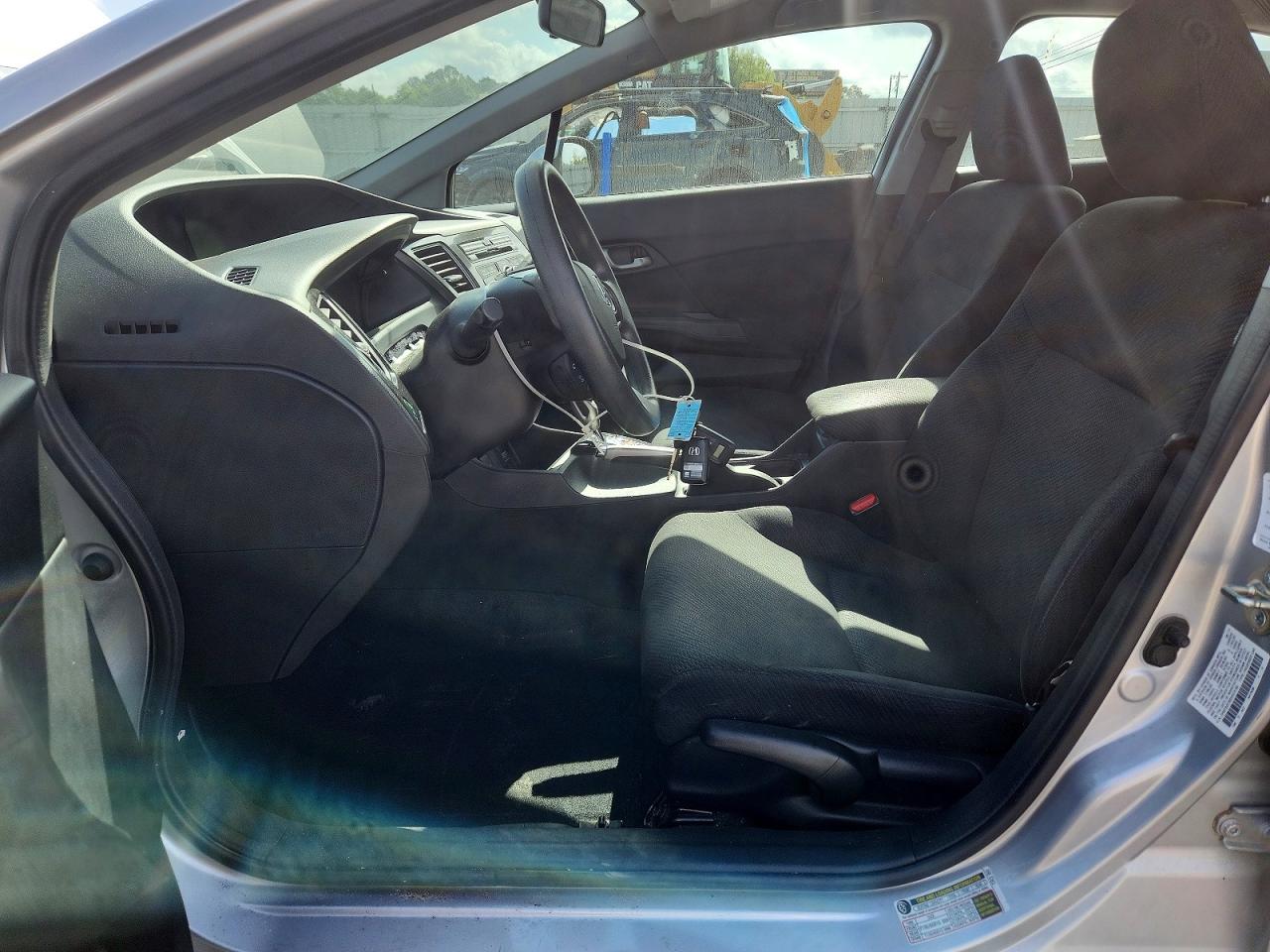 2013 Honda Civic Lx Silver vin: 2HGFB2F59DH574182