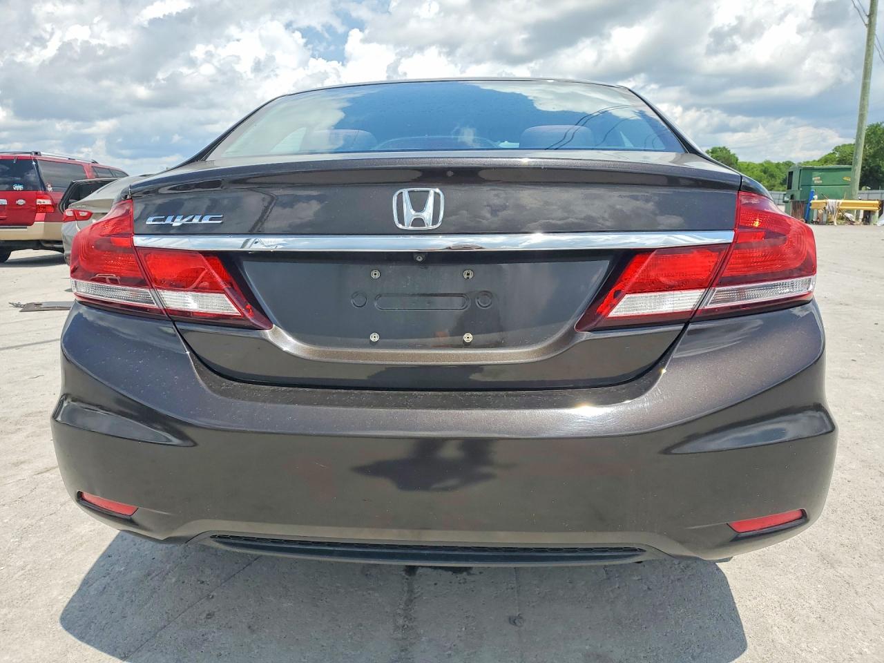 2013 Honda Civic Lx Brown vin: 2HGFB2F59DH578006