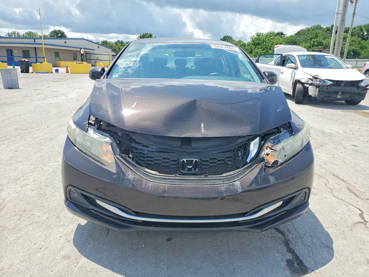 2013 Honda Civic Lx Brown vin: 2HGFB2F59DH578006