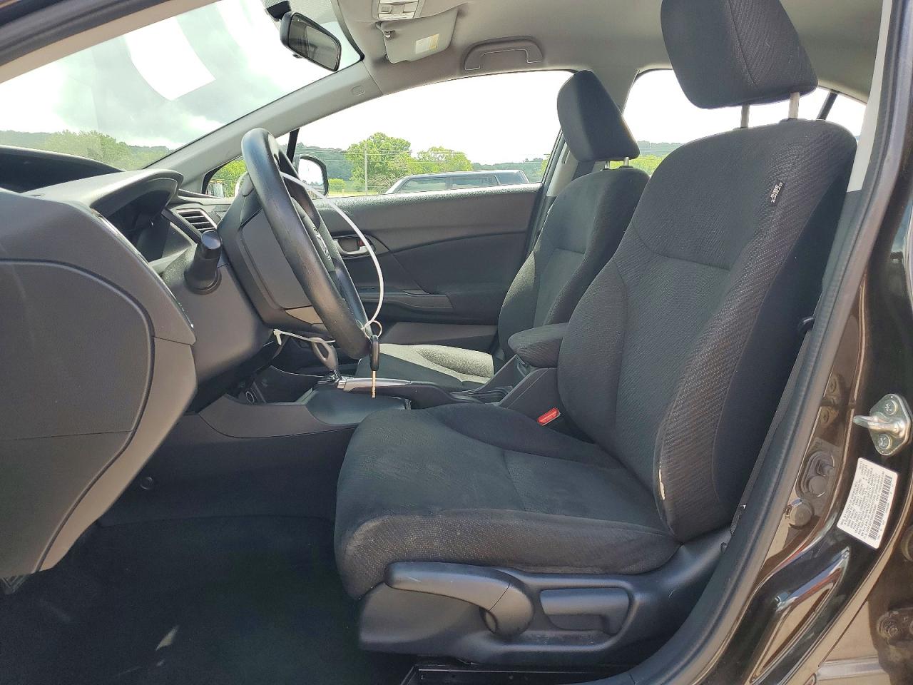 2013 Honda Civic Lx Brown vin: 2HGFB2F59DH578006