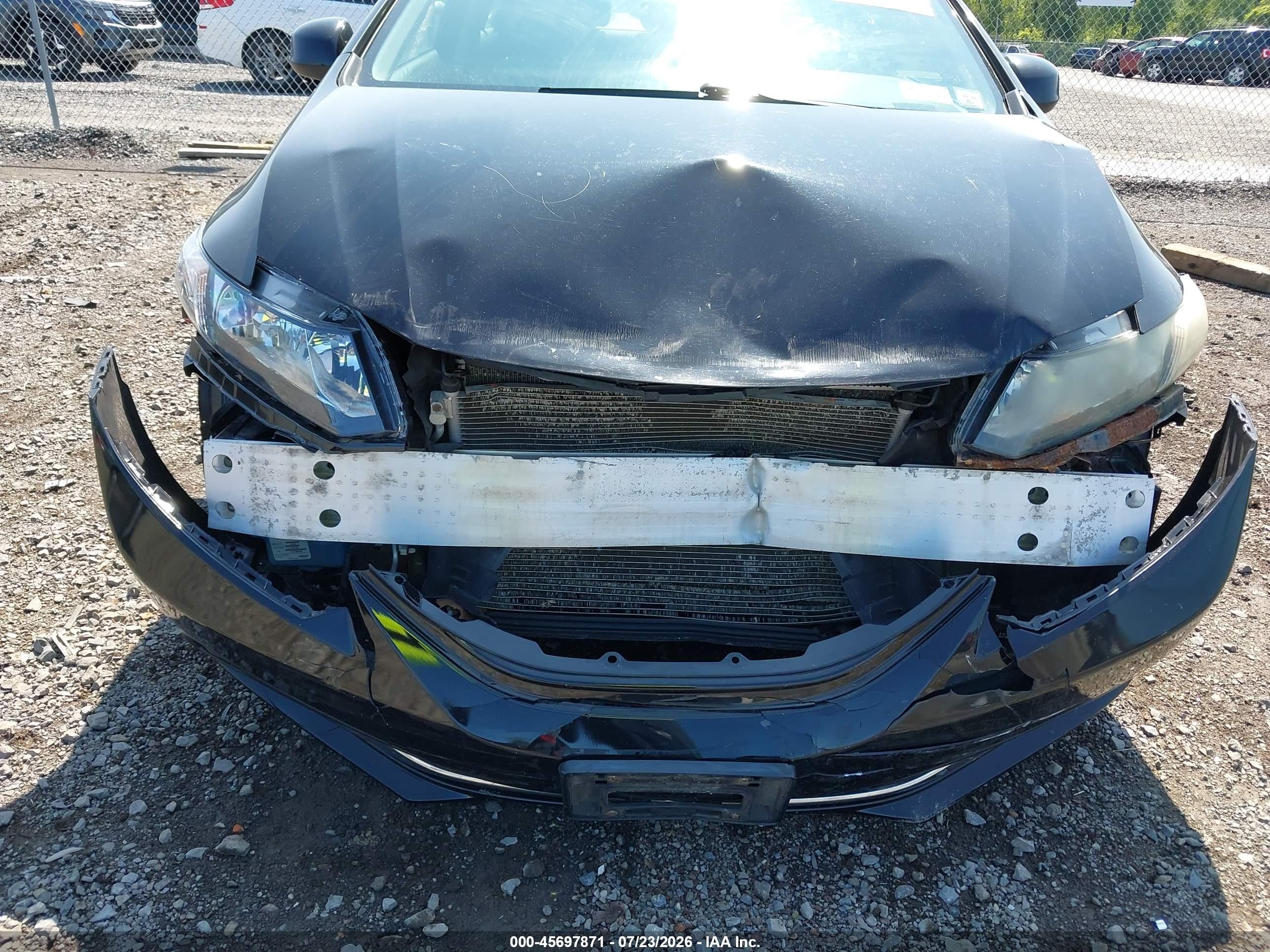 2013 Honda Civic Lx Black vin: 2HGFB2F59DH579110