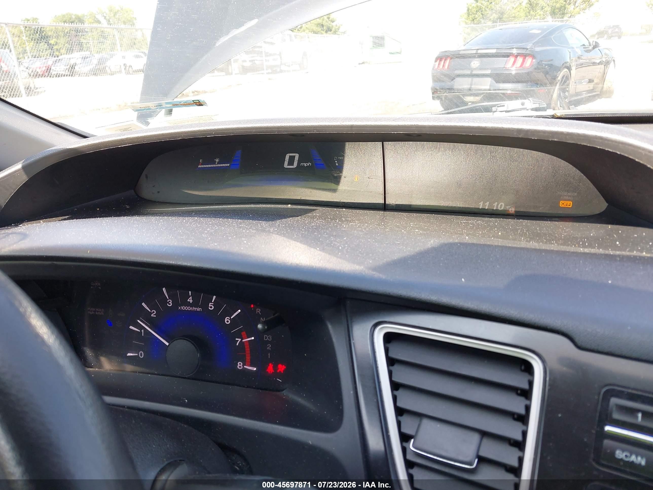 2013 Honda Civic Lx Black vin: 2HGFB2F59DH579110