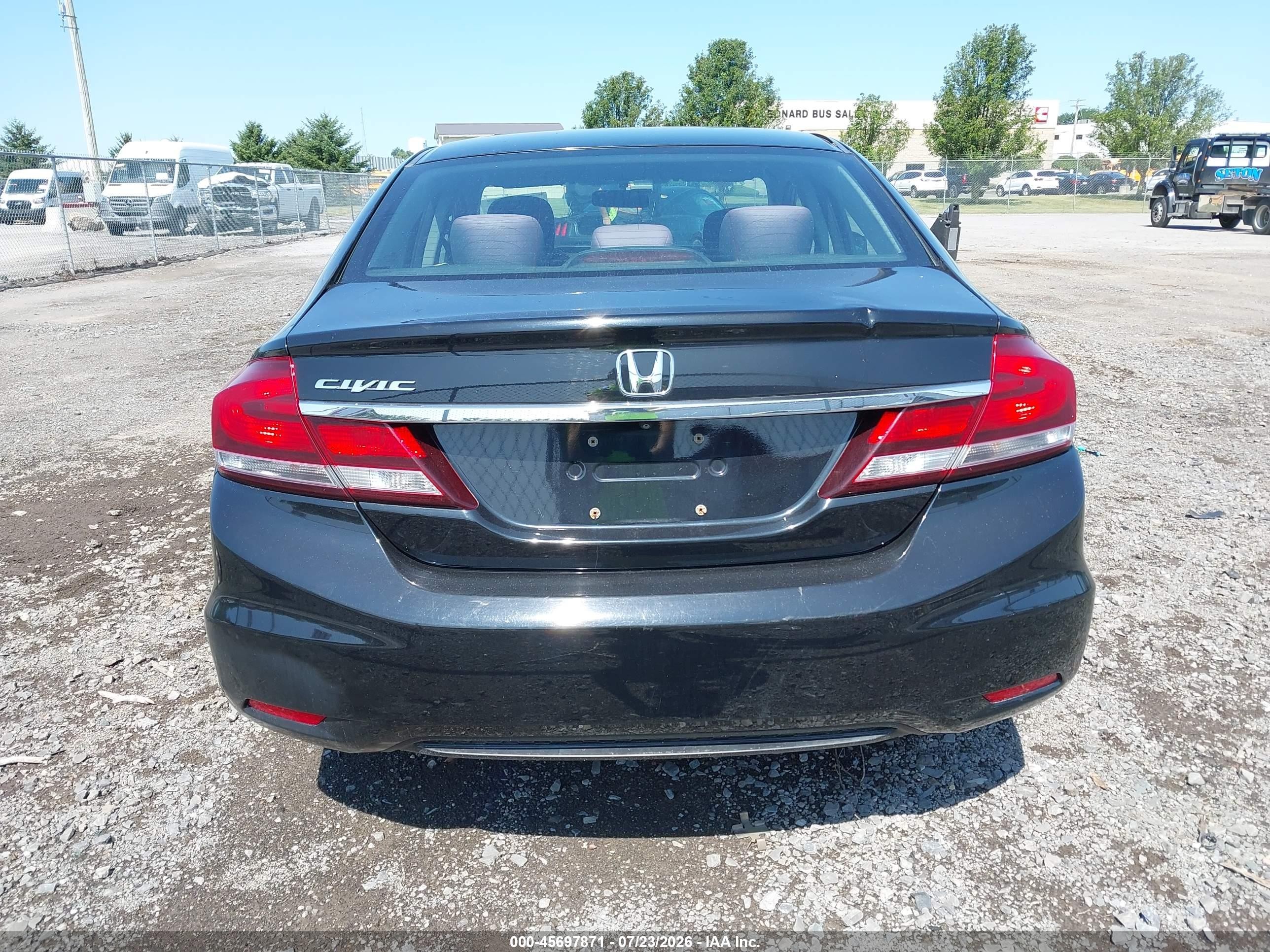 2013 Honda Civic Lx Black vin: 2HGFB2F59DH579110
