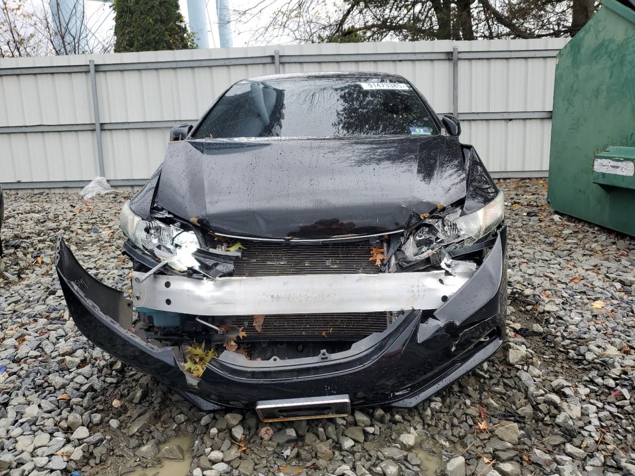 2013 Honda Civic Lx Black vin: 2HGFB2F59DH579334