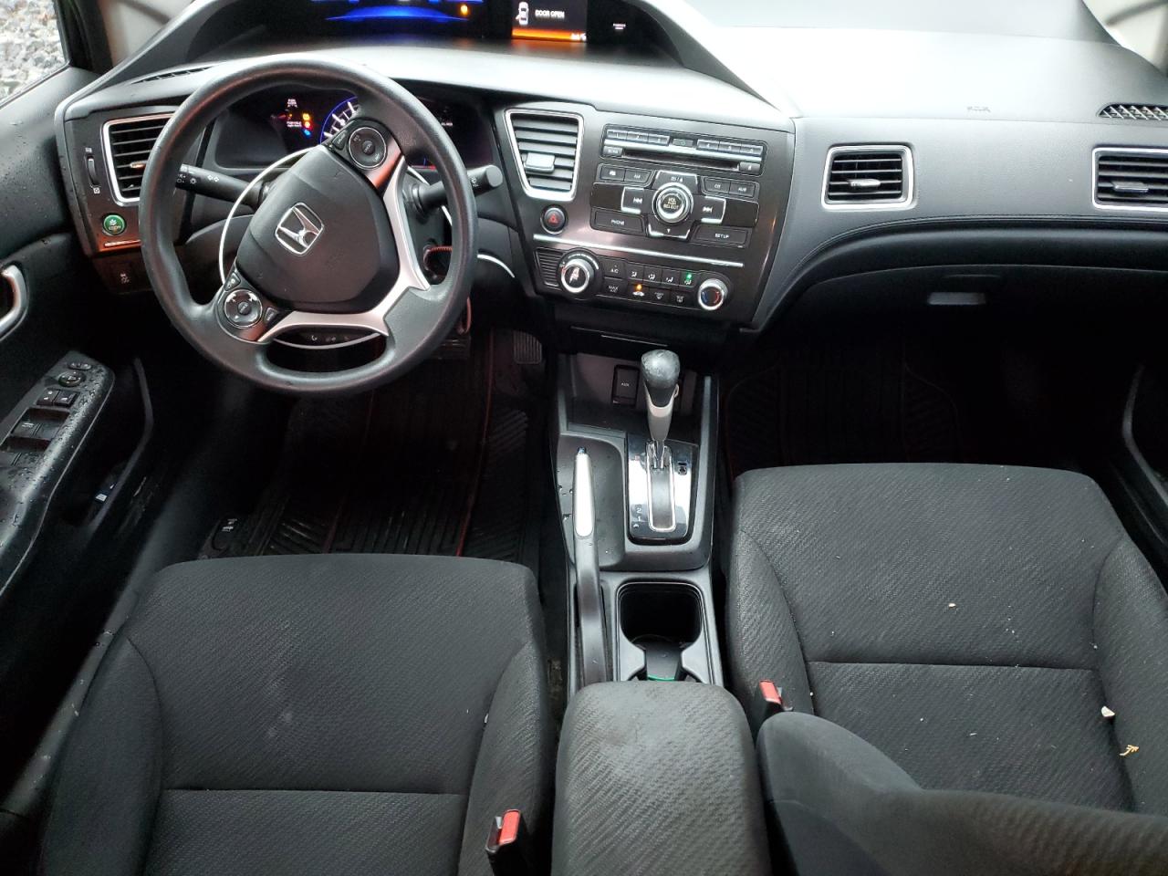 2013 Honda Civic Lx Black vin: 2HGFB2F59DH579334