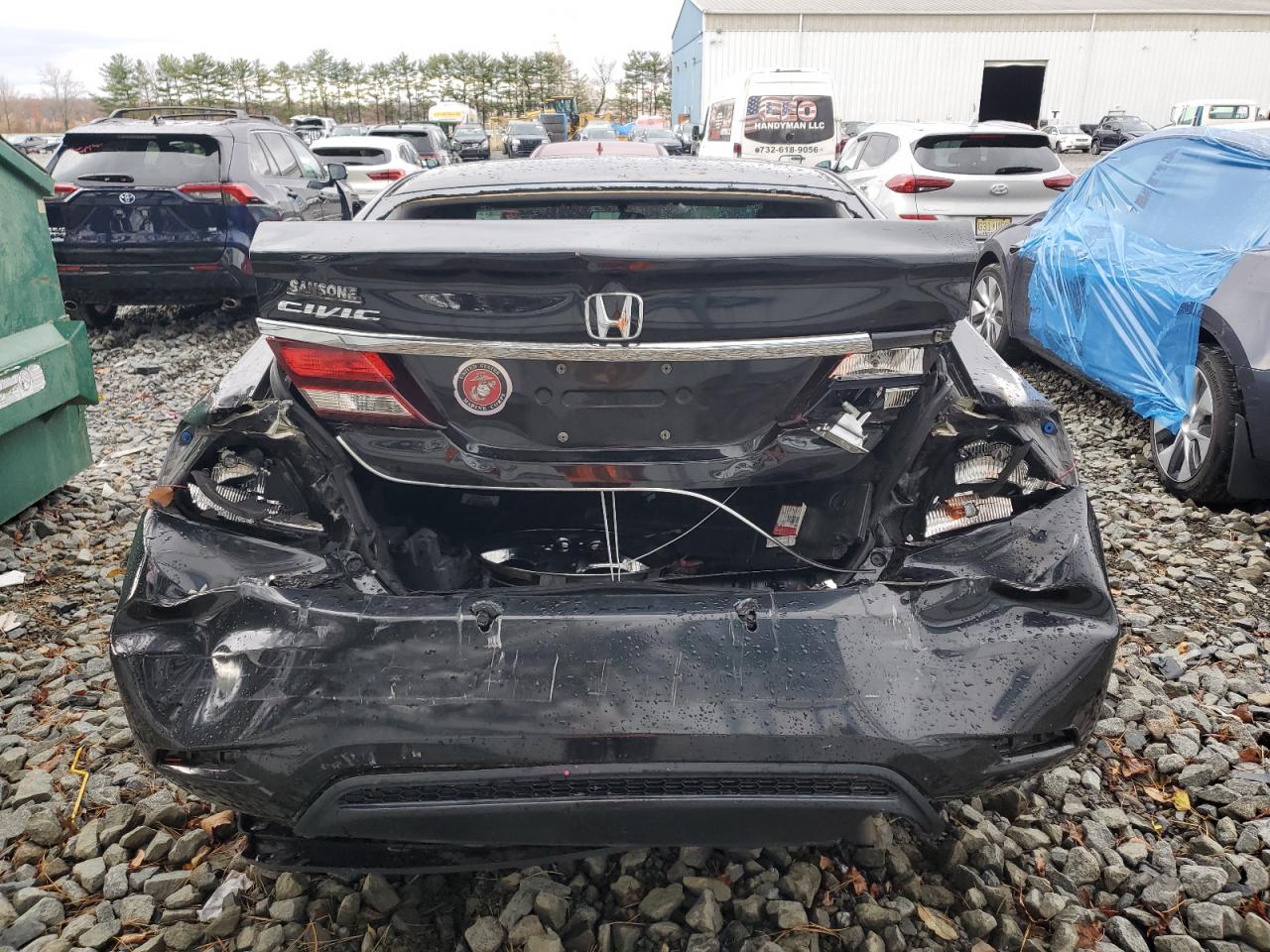 2013 Honda Civic Lx Black vin: 2HGFB2F59DH579334