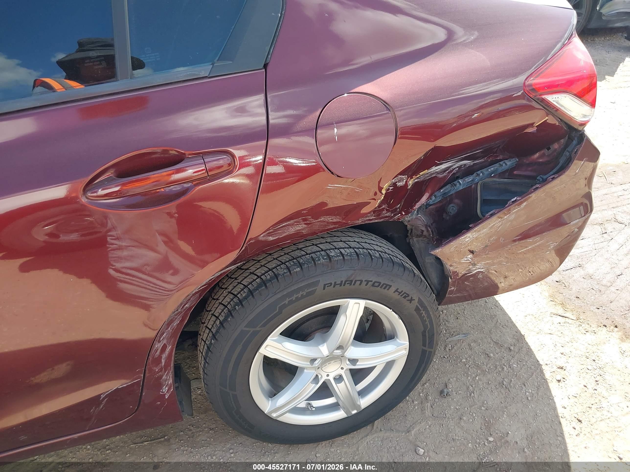 2013 Honda Civic Lx Бордовый vin: 2HGFB2F59DH585098