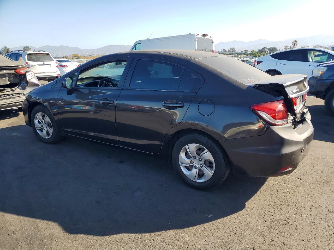 2013 Honda Civic Lx Black vin: 2HGFB2F59DH588230