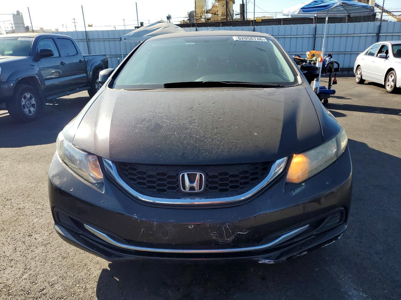 2013 Honda Civic Lx Black vin: 2HGFB2F59DH588230