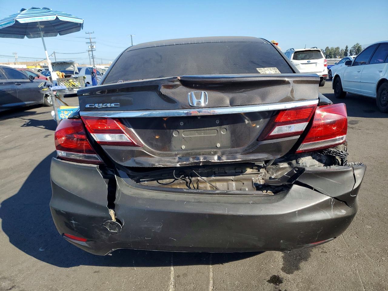 2013 Honda Civic Lx Black vin: 2HGFB2F59DH588230