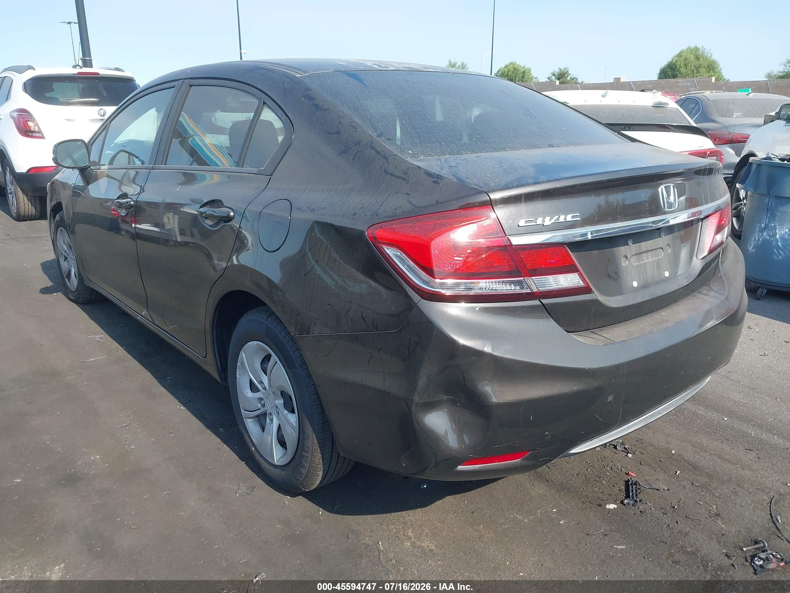 2013 Honda Civic Lx Black vin: 2HGFB2F59DH588311