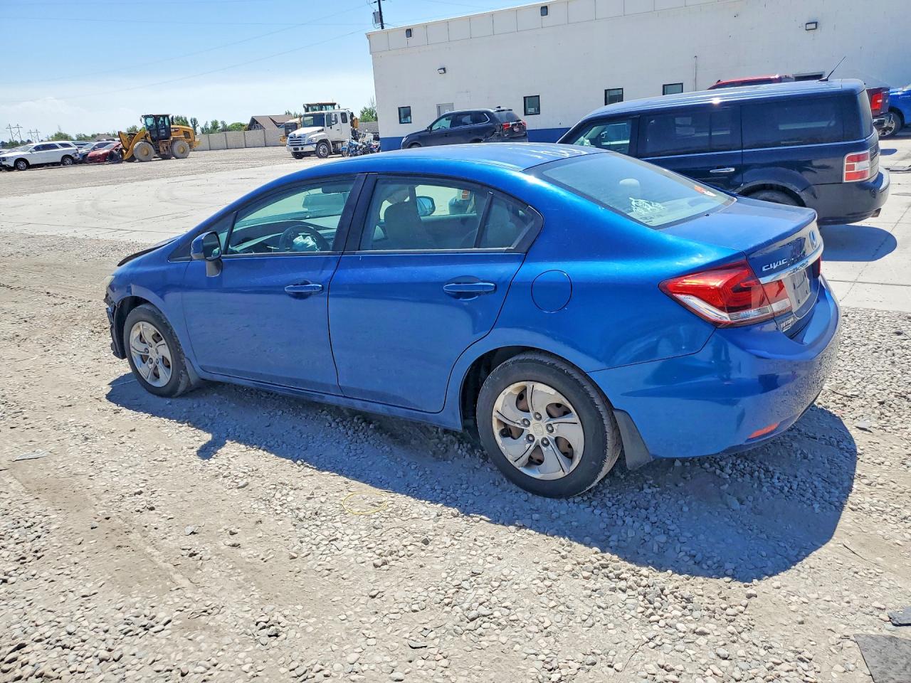 2013 Honda Civic Lx Blue vin: 2HGFB2F59DH589958
