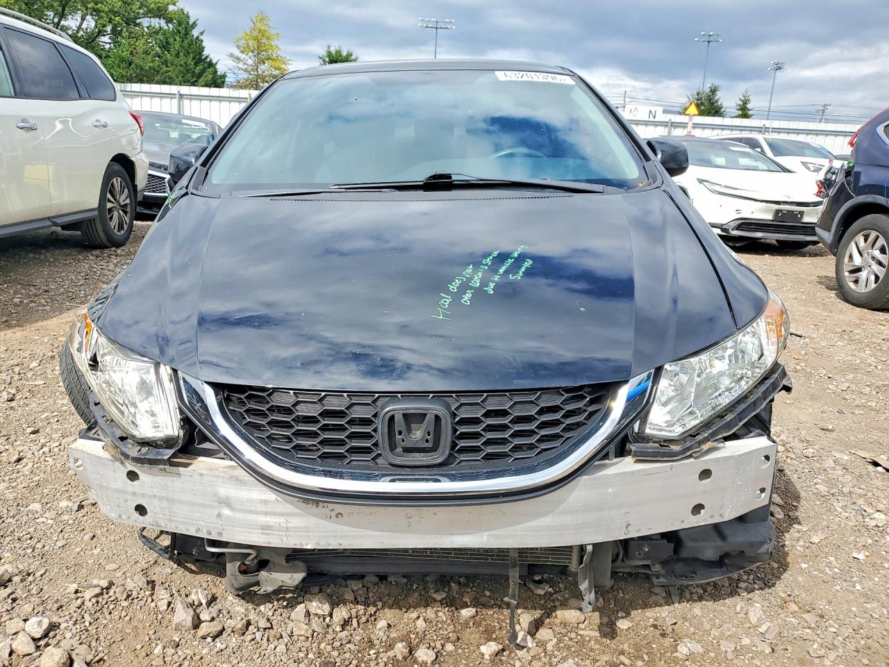 2013 Honda Civic Lx Black vin: 2HGFB2F59DH591029