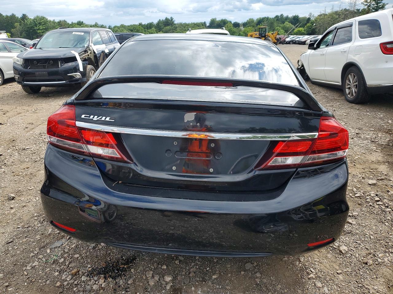 2013 Honda Civic Lx Black vin: 2HGFB2F59DH591029