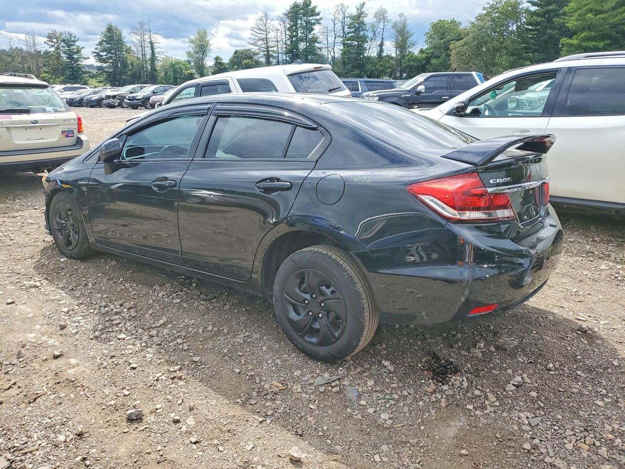 2013 Honda Civic Lx Black vin: 2HGFB2F59DH591029