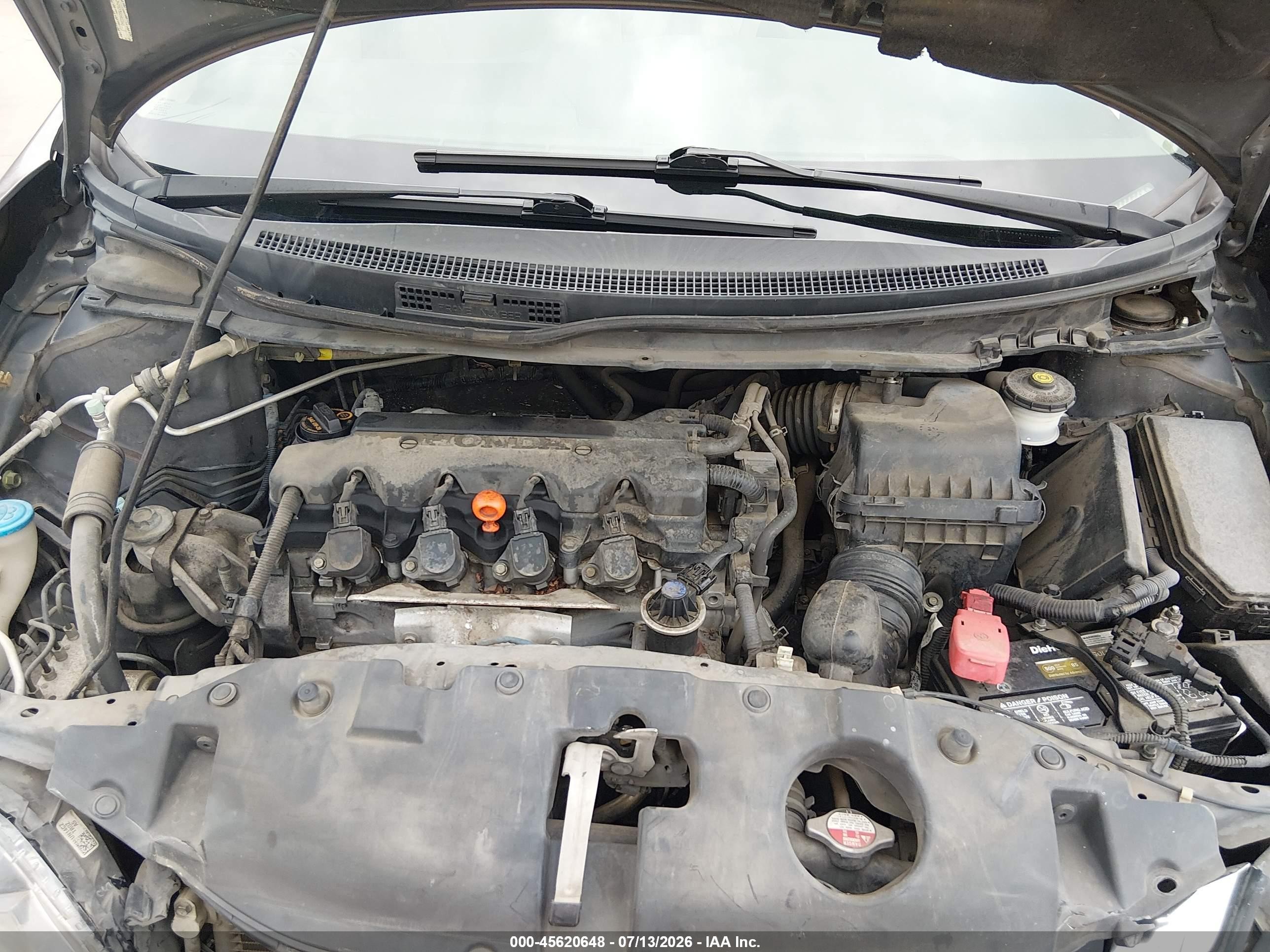 2013 Honda Civic Lx Brown vin: 2HGFB2F59DH602840