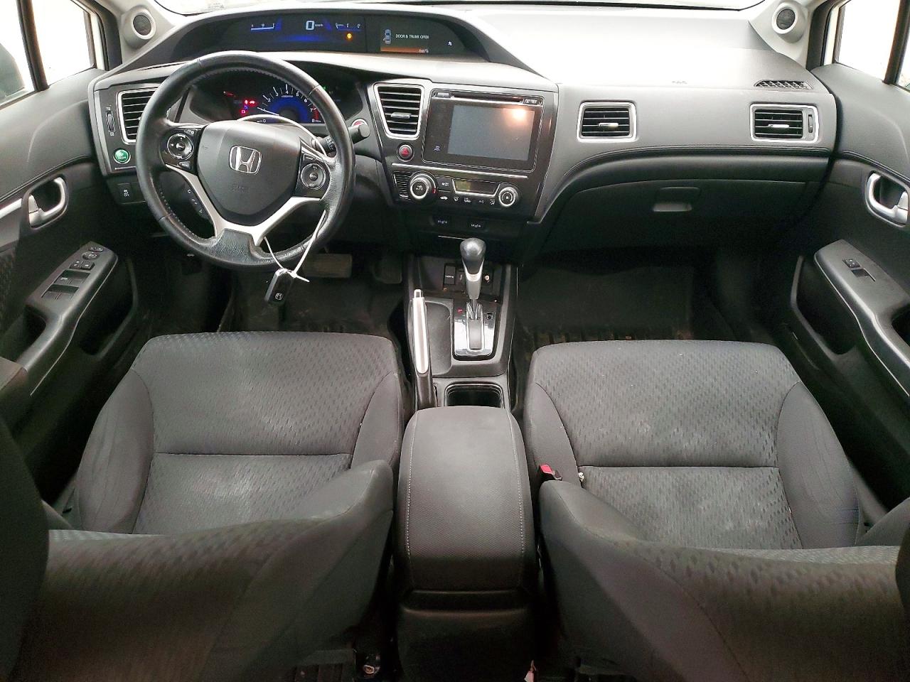 2014 Honda Civic Lx White vin: 2HGFB2F59EH007987