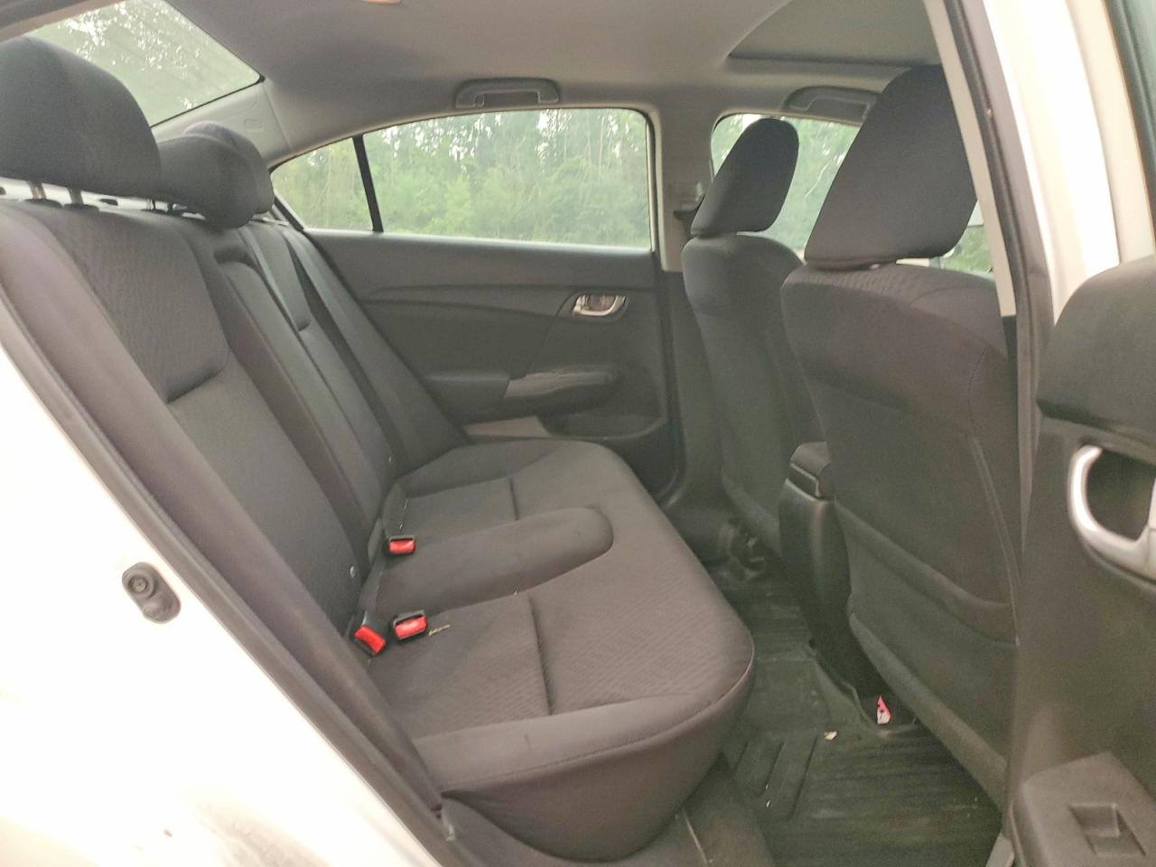 2014 Honda Civic Lx White vin: 2HGFB2F59EH007987