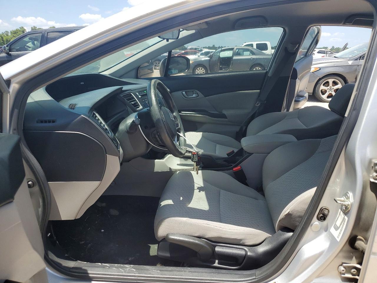 2014 Honda Civic Lx Silver vin: 2HGFB2F59EH508765