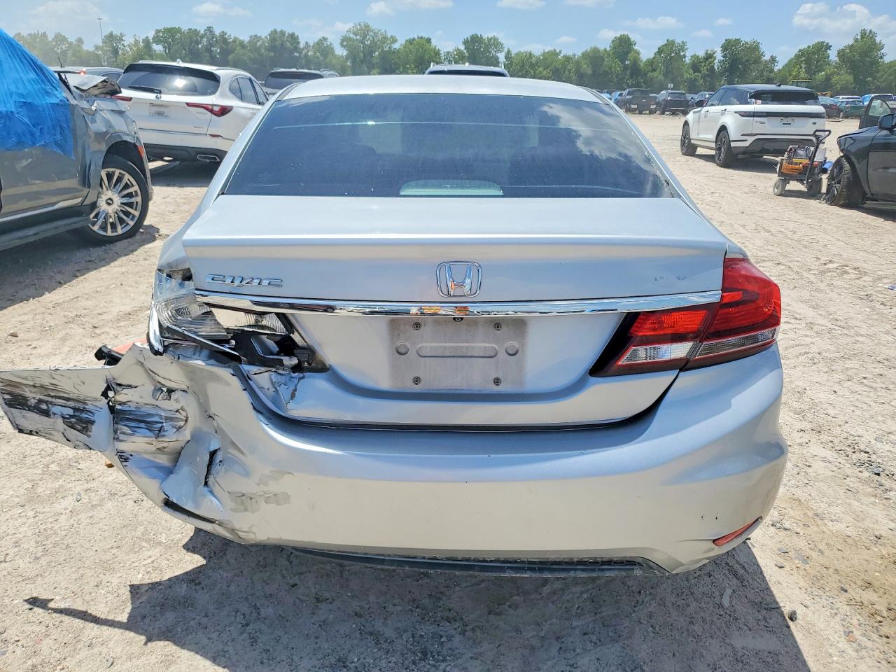 2014 Honda Civic Lx Silver vin: 2HGFB2F59EH508765