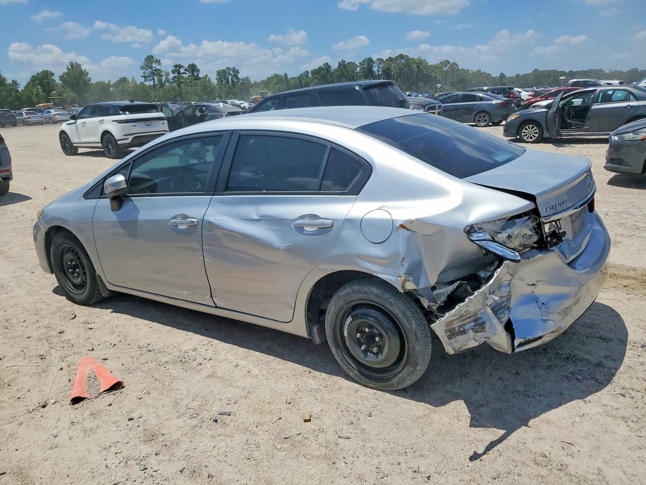 2014 Honda Civic Lx Silver vin: 2HGFB2F59EH508765