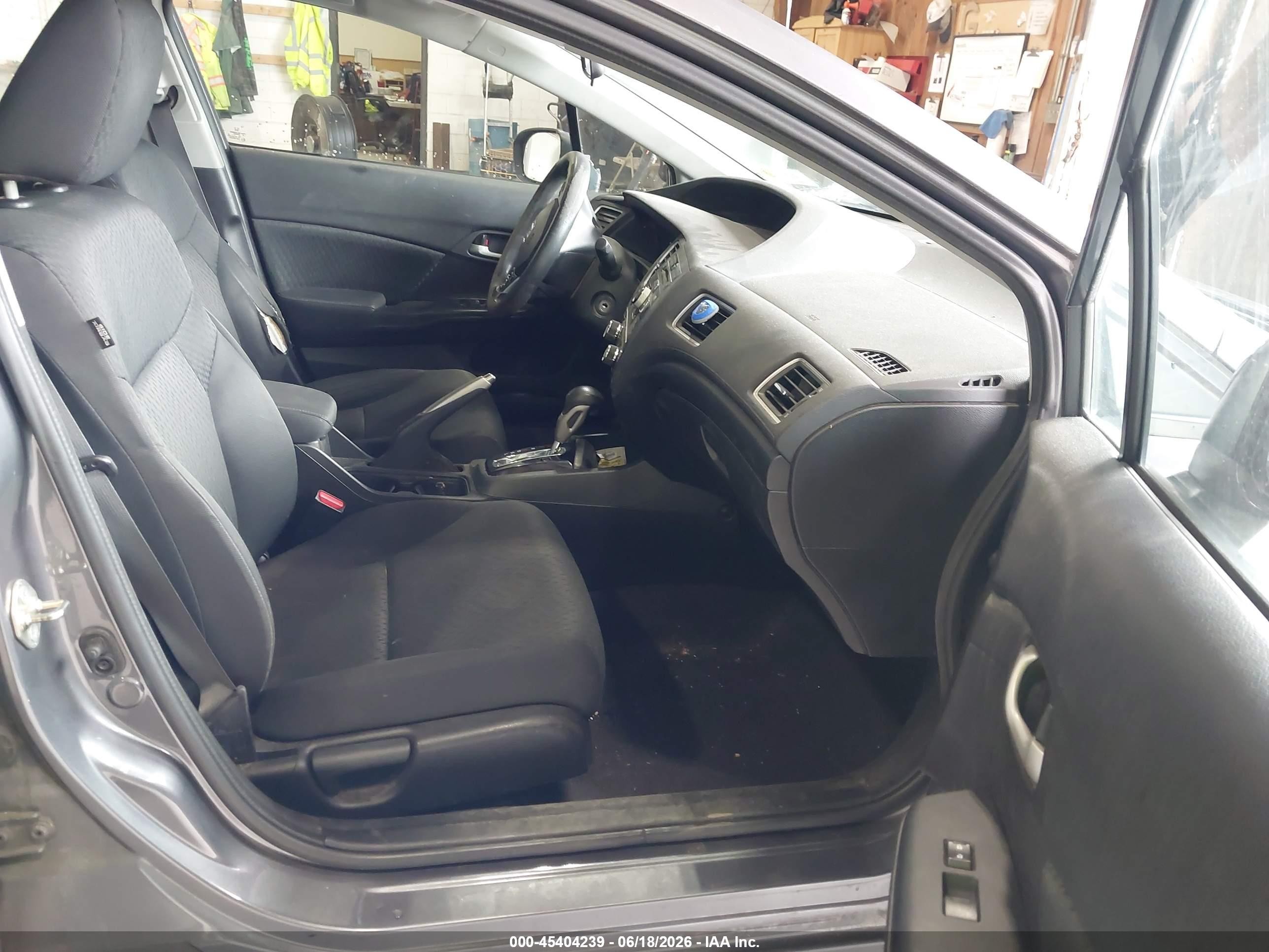 2014 Honda Civic Lx Gray vin: 2HGFB2F59EH513531