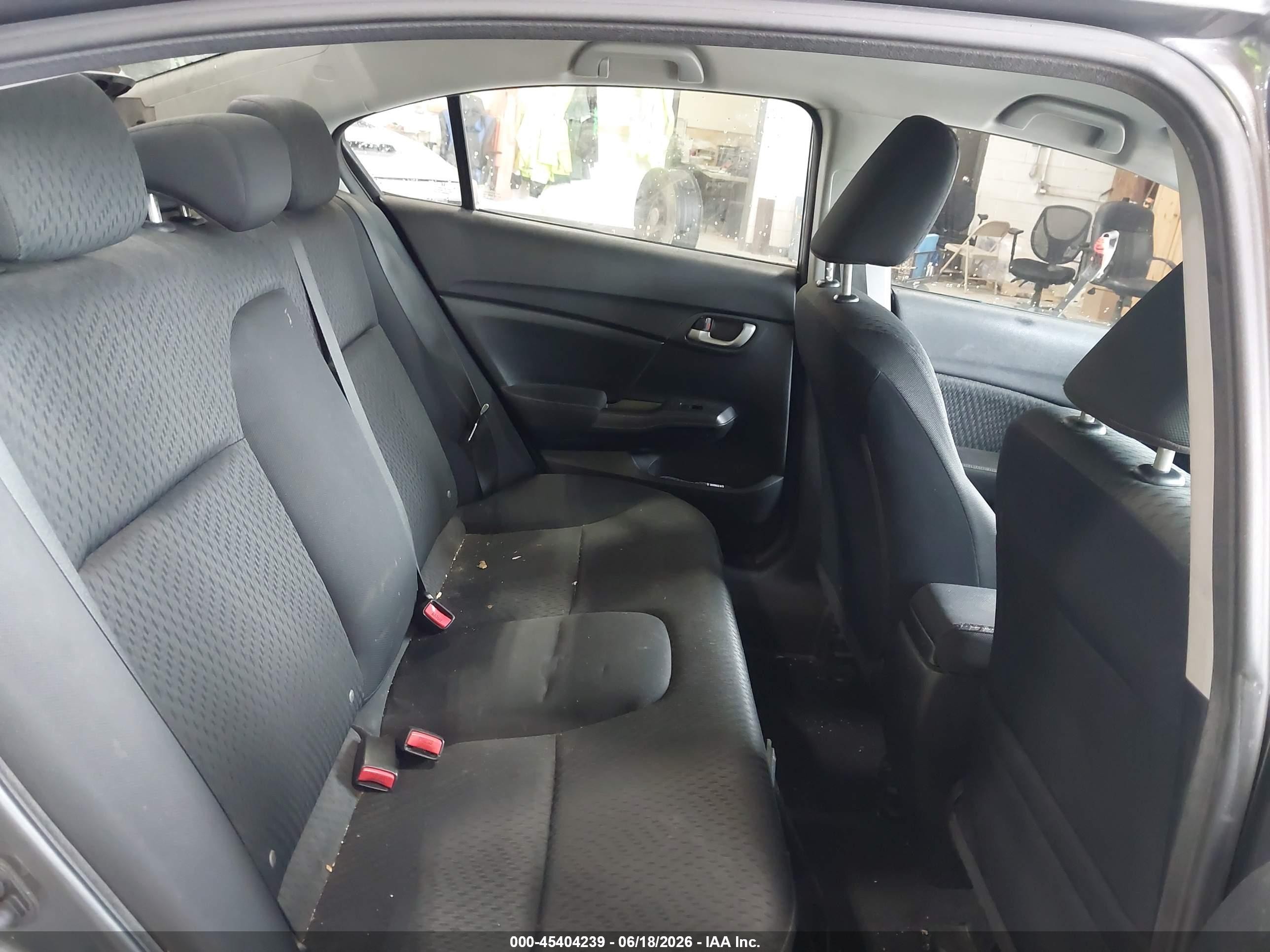 2014 Honda Civic Lx Gray vin: 2HGFB2F59EH513531