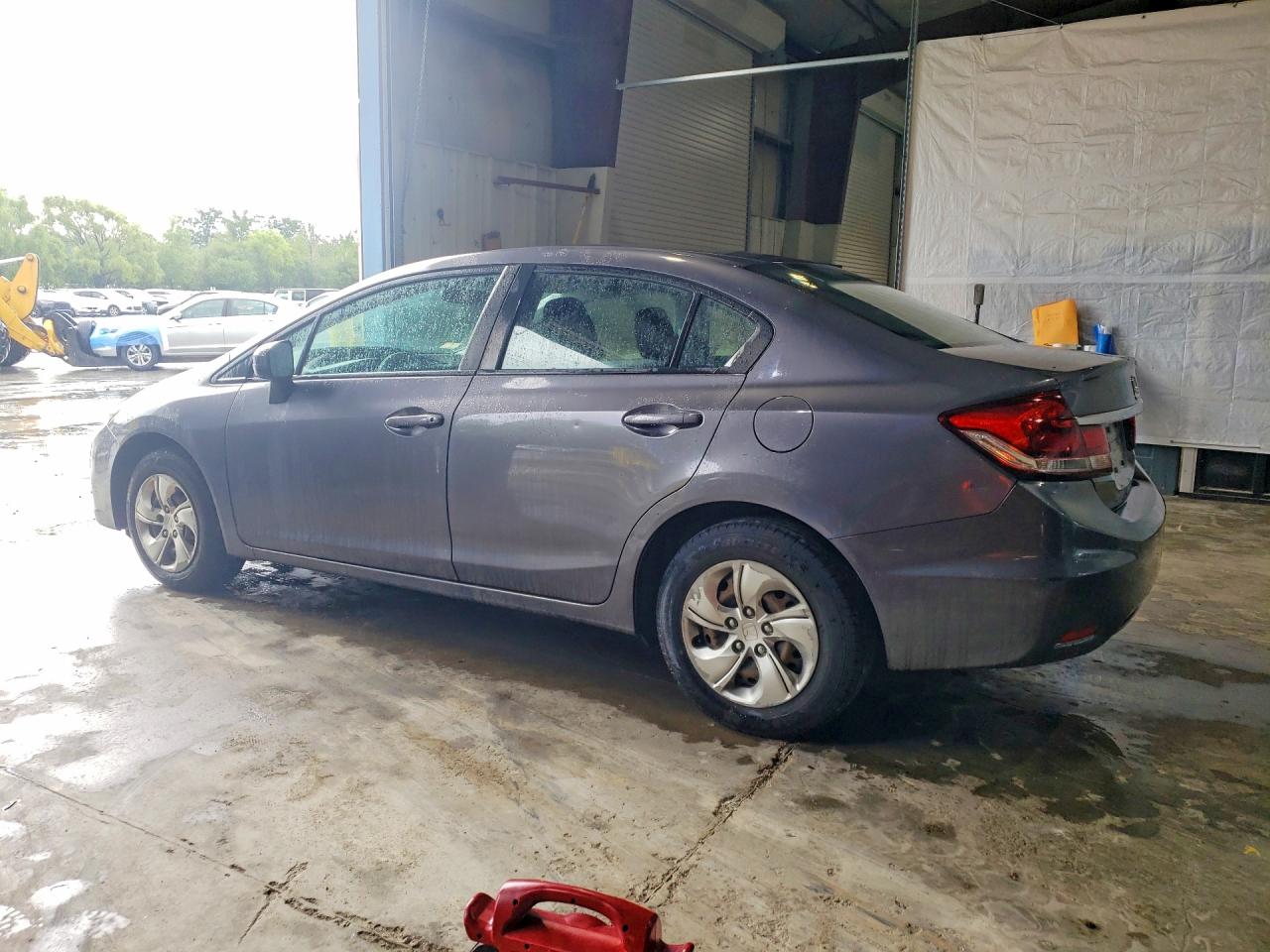 2014 Honda Civic Lx Gray vin: 2HGFB2F59EH516347
