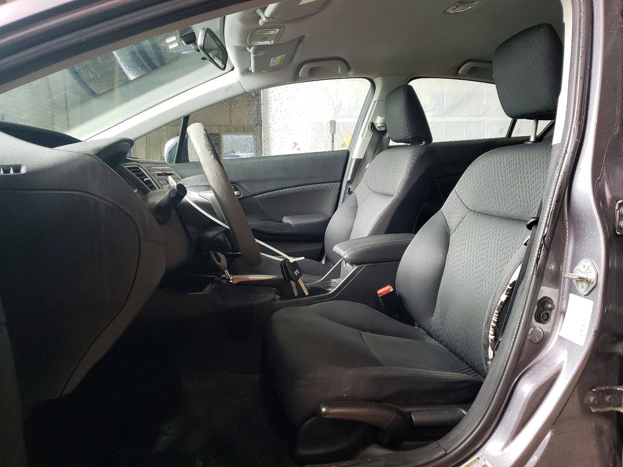 2014 Honda Civic Lx Gray vin: 2HGFB2F59EH516347