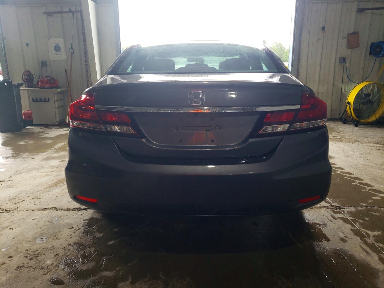 2014 Honda Civic Lx Gray vin: 2HGFB2F59EH516347