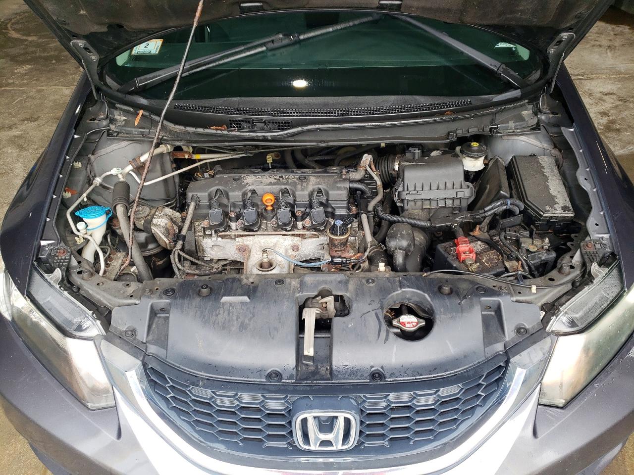 2014 Honda Civic Lx Gray vin: 2HGFB2F59EH516347