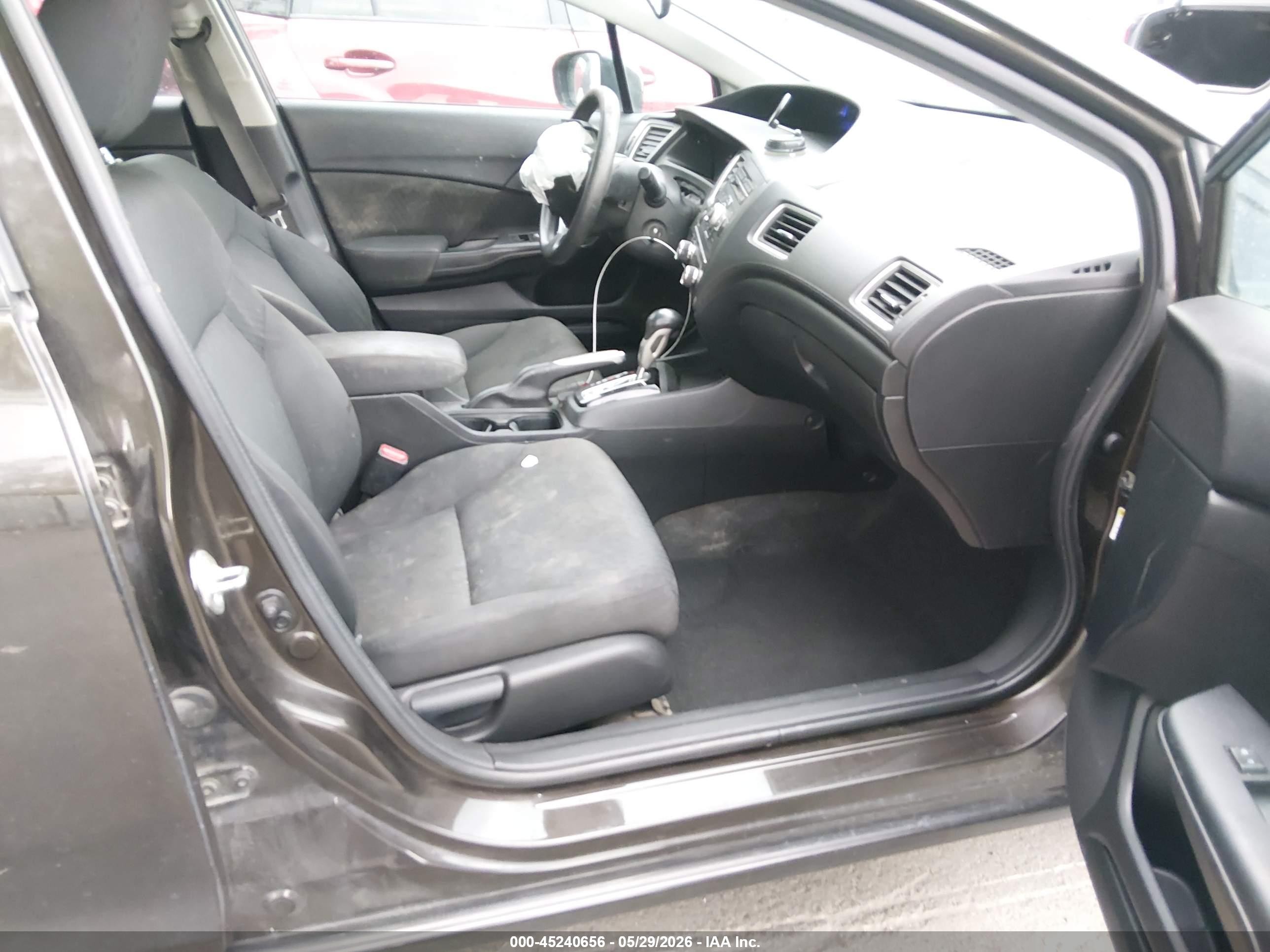 2014 Honda Civic Lx Black vin: 2HGFB2F59EH519572