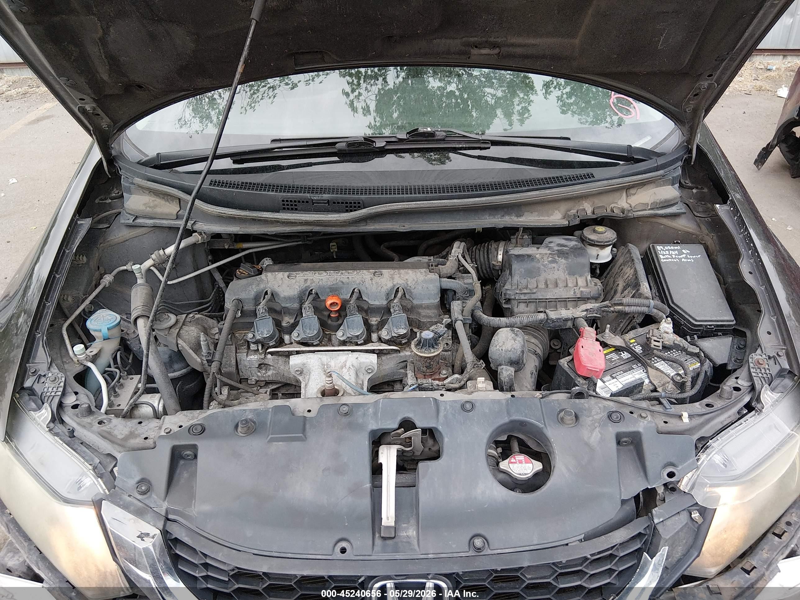 2014 Honda Civic Lx Black vin: 2HGFB2F59EH519572