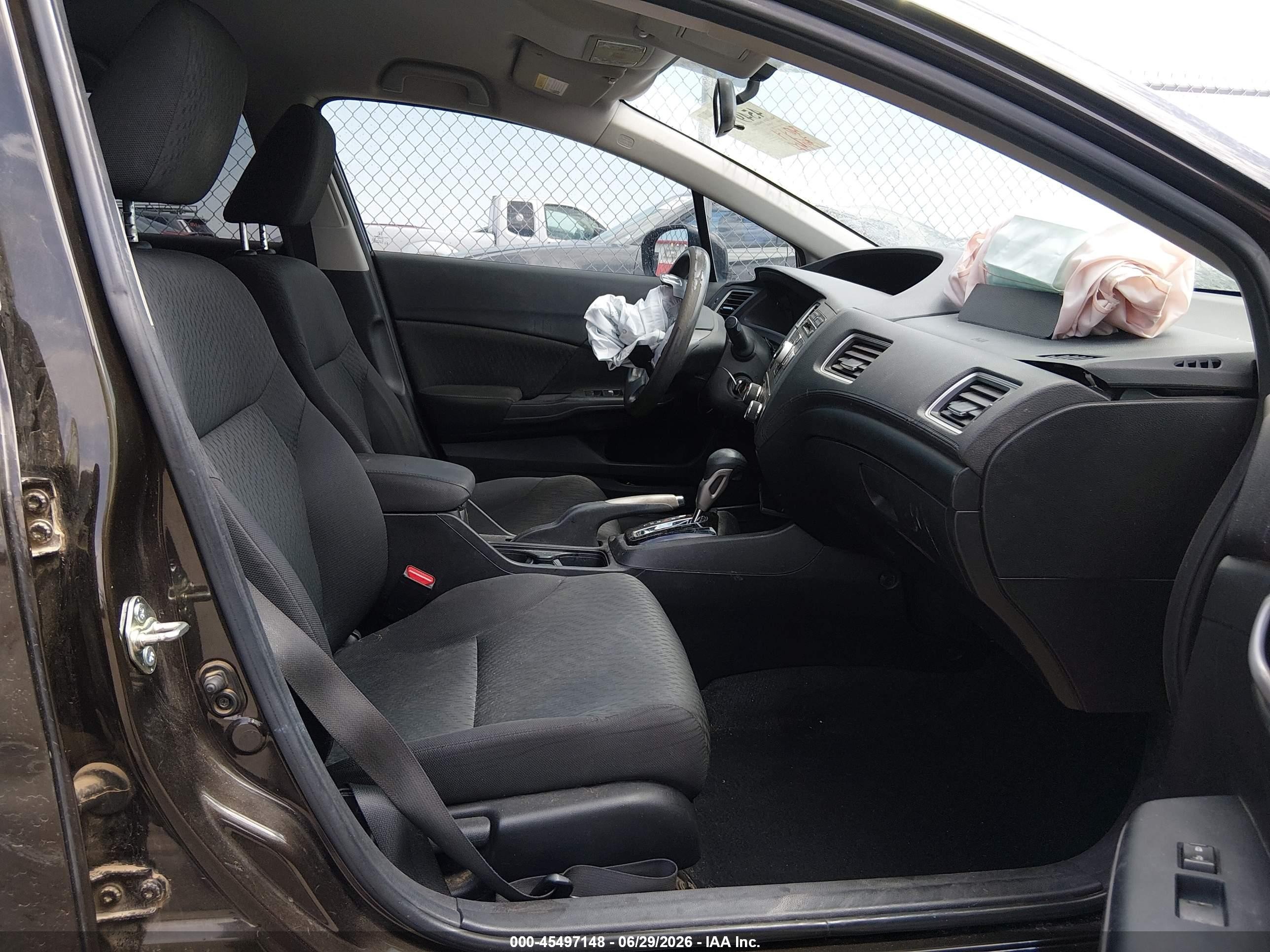 2014 Honda Civic Lx Черный vin: 2HGFB2F59EH522200