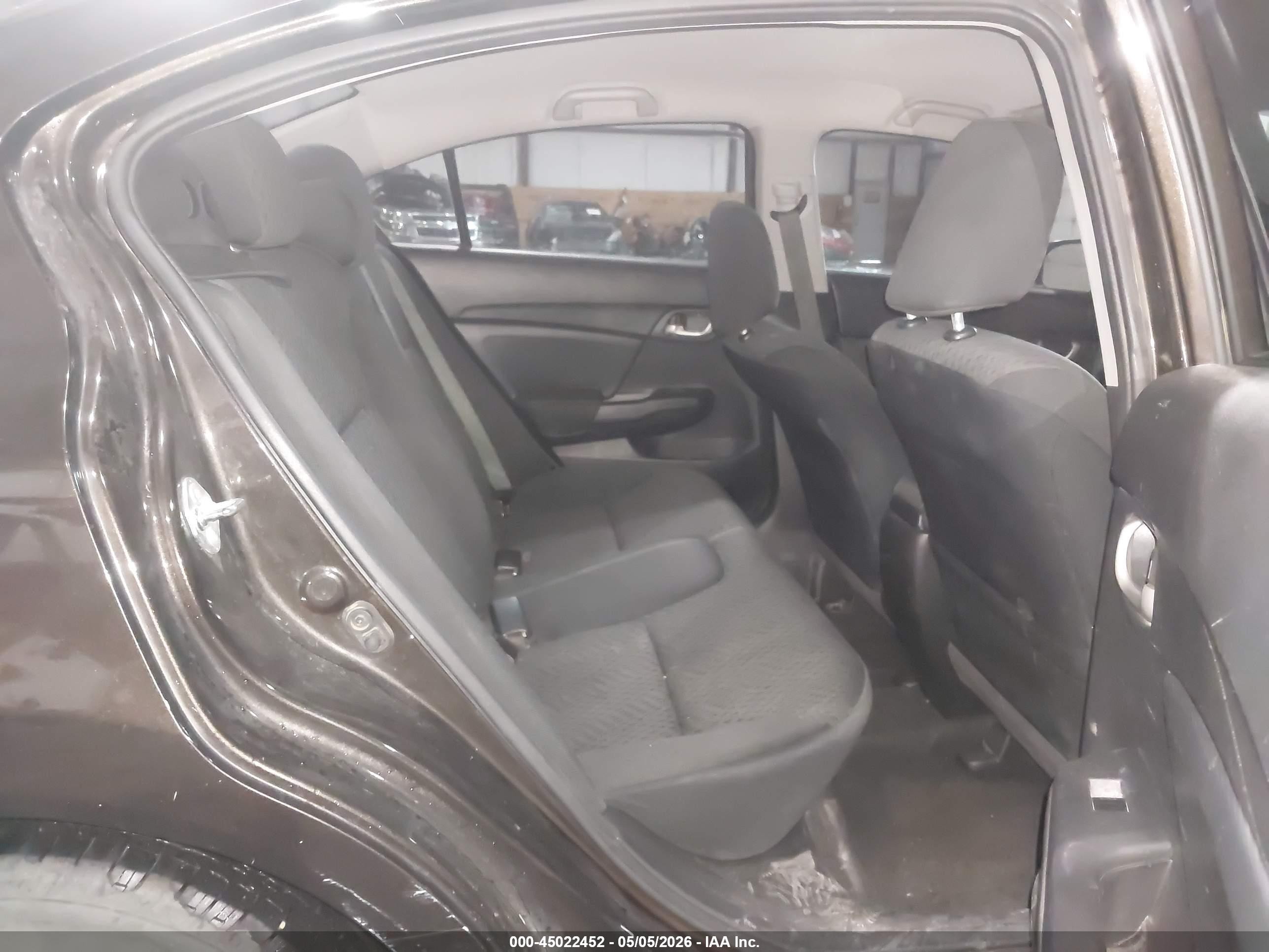 2014 Honda Civic Lx Brown vin: 2HGFB2F59EH539725