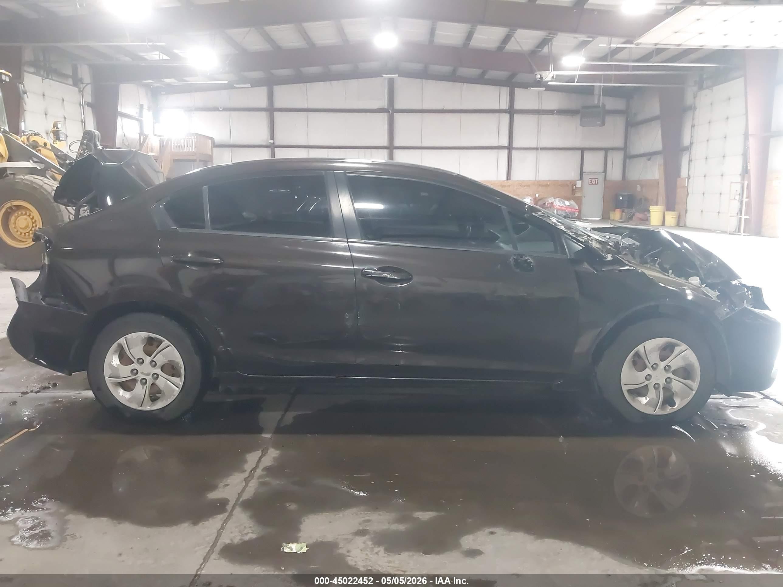 2014 Honda Civic Lx Brown vin: 2HGFB2F59EH539725
