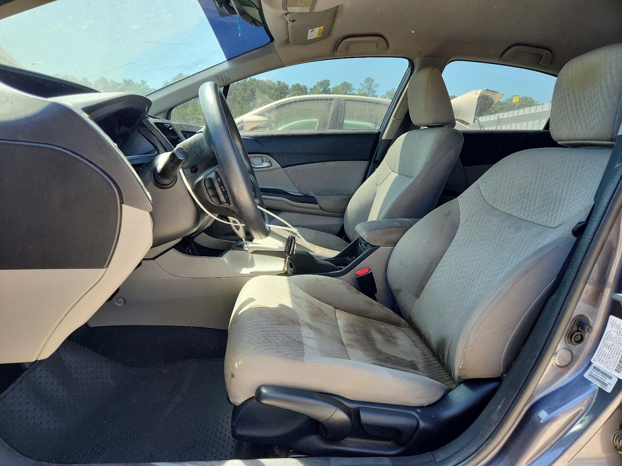 2014 Honda Civic Lx Gray vin: 2HGFB2F59EH540342