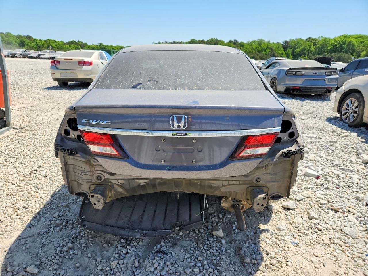 2014 Honda Civic Lx Gray vin: 2HGFB2F59EH540342