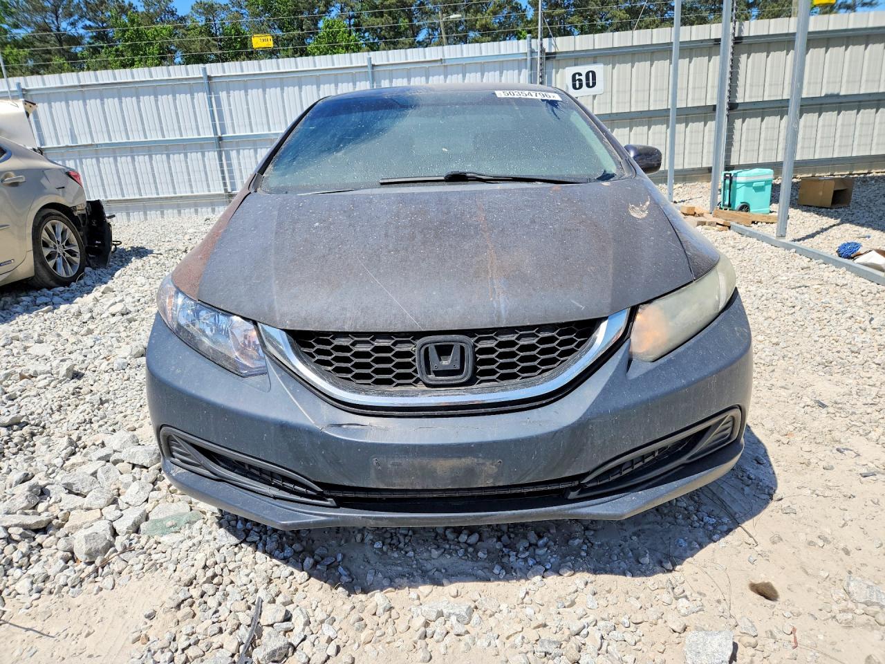 2014 Honda Civic Lx Gray vin: 2HGFB2F59EH540342