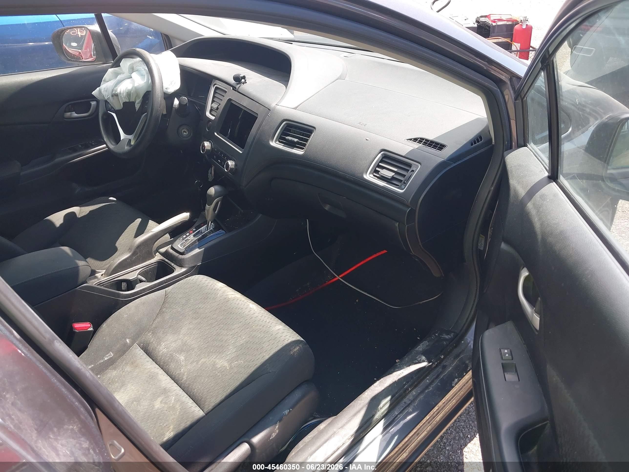 2014 Honda Civic Lx Gray vin: 2HGFB2F59EH540695