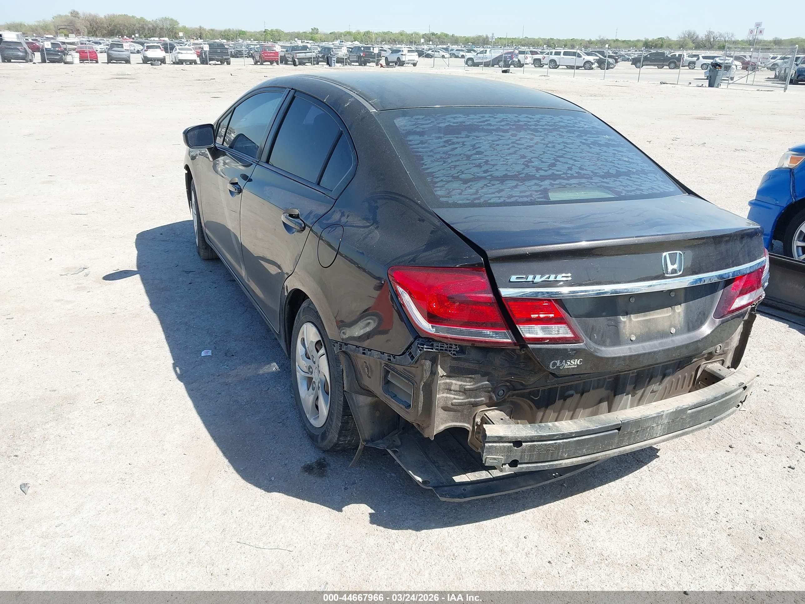 2014 Honda Civic Lx Brown vin: 2HGFB2F59EH548313