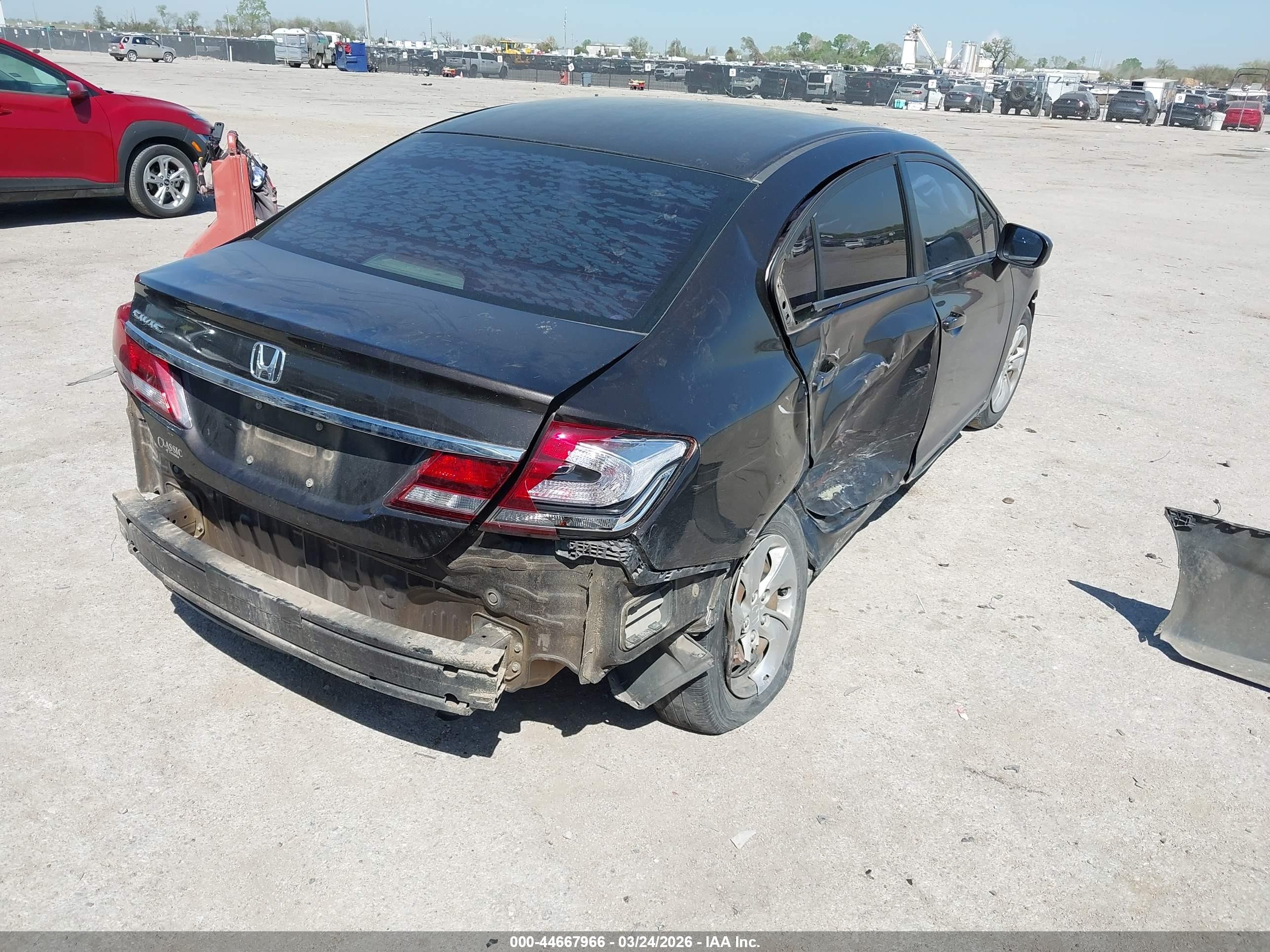 2014 Honda Civic Lx Brown vin: 2HGFB2F59EH548313