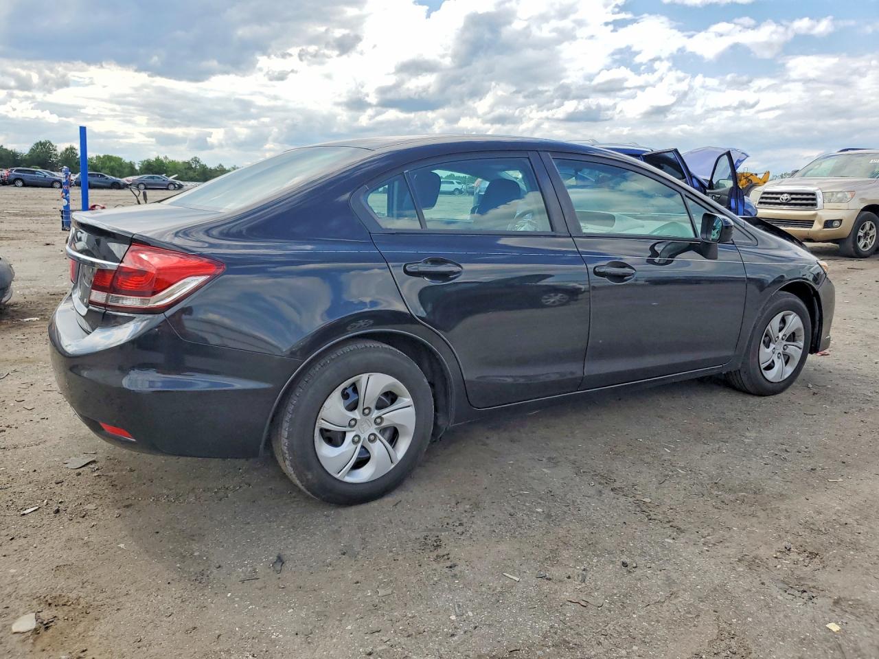 2014 Honda Civic Lx Black vin: 2HGFB2F59EH549834