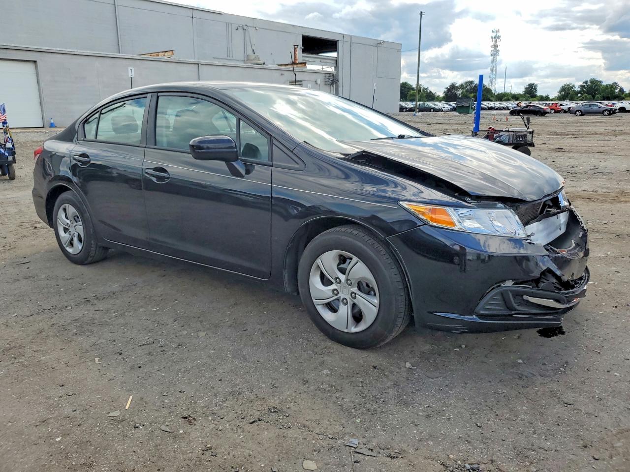 2014 Honda Civic Lx Black vin: 2HGFB2F59EH549834